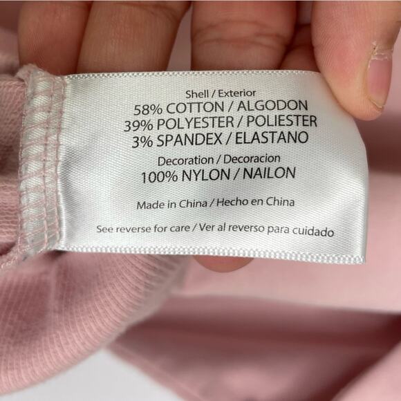 Wildfox pink tunic graphic pullover sweater shirt "Coffee & Sunshine" size XL - Picture 7 of 11